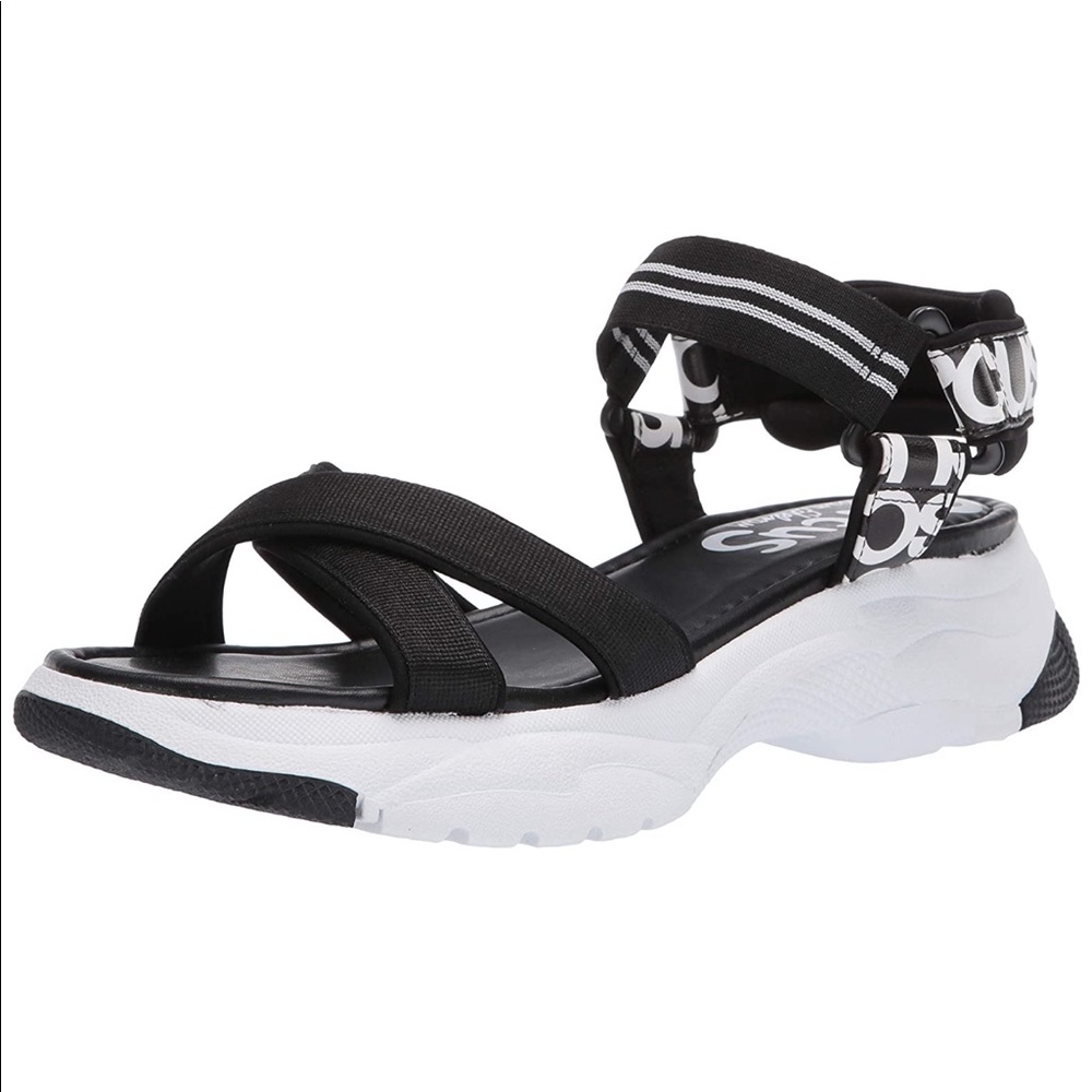 Sam Edleman Anderson Sandals black & white